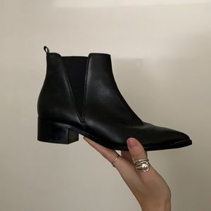 Yale pointy toe Chelsea bootie
